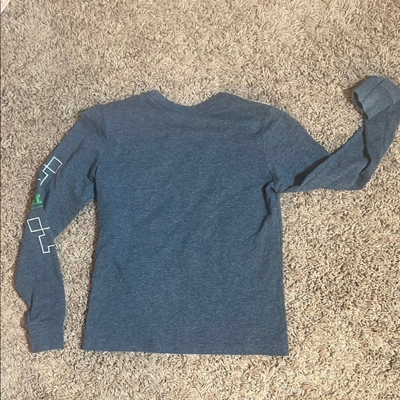 Minecraft Boys Long Sleeve Tees in Blue and Green Size Small 6/7 - Picture 6 of 6